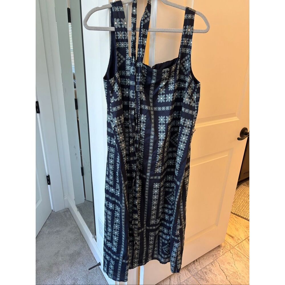 NWT Loft midi tie waist dress, Sz 14, $98 G30 - Picture 3 of 8